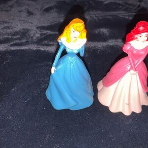 3" Princess Aurora Gown & Ariel PVC Action Figure Disney Sleeping Beauty lot 2